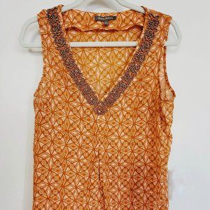 Tommy Bahama Beaded Tank Top L